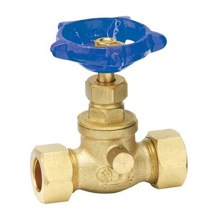 B & K 12 CMP BRS Stop Valve 105-613NL